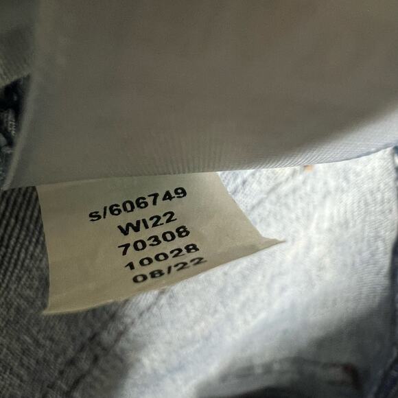 LOFT Skinny Jeans 2 Petite Womens Med Wash Raw Hem Denim Cotton Ankle Mid Rise - Picture 7 of 8